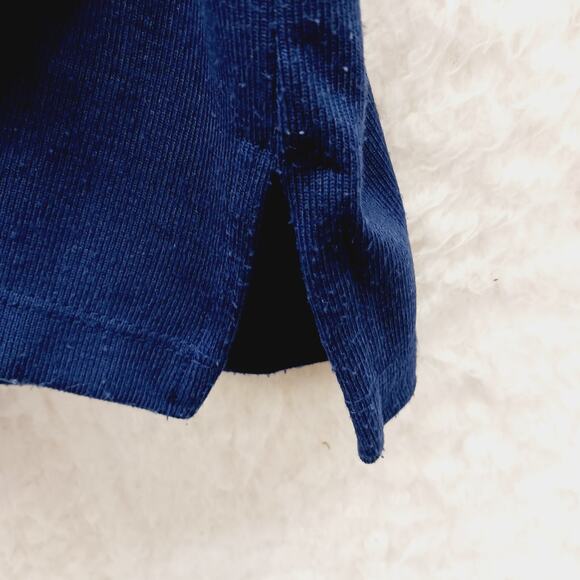 Blouse Size 1X Navy Pearl Beaded Office Siren Quiet Luxury Casual Chic Romantic - Picture 4 of 15